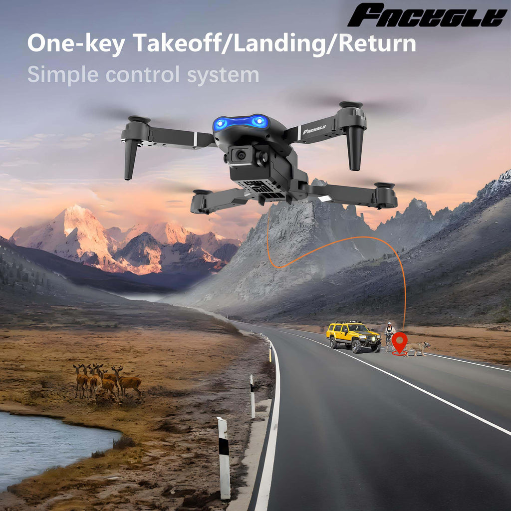 E99 Drone with Dual Camera & HD Aerial Photography - RC Quadcopter