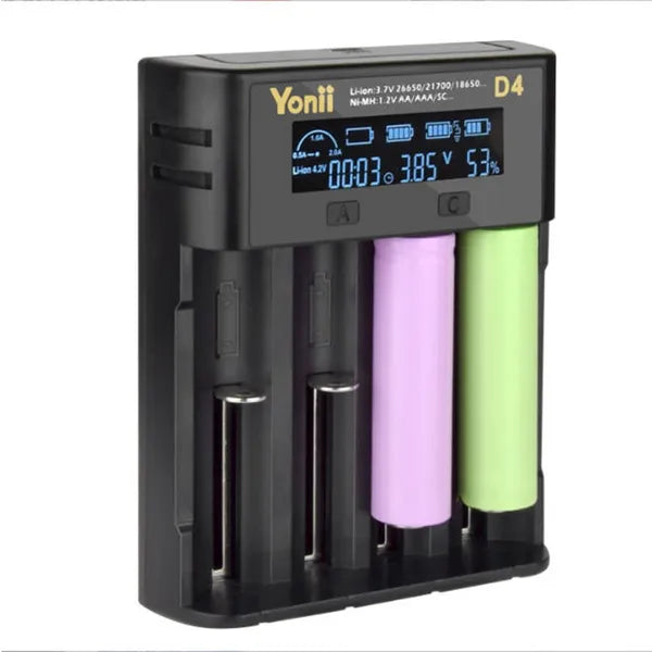 YONII 4-Slot Smart-Ladegerät