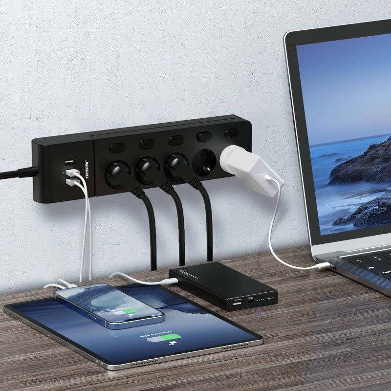 Steckdose Schwarz Premium – Unterputz-Steckdose mit hochwertigem Finish