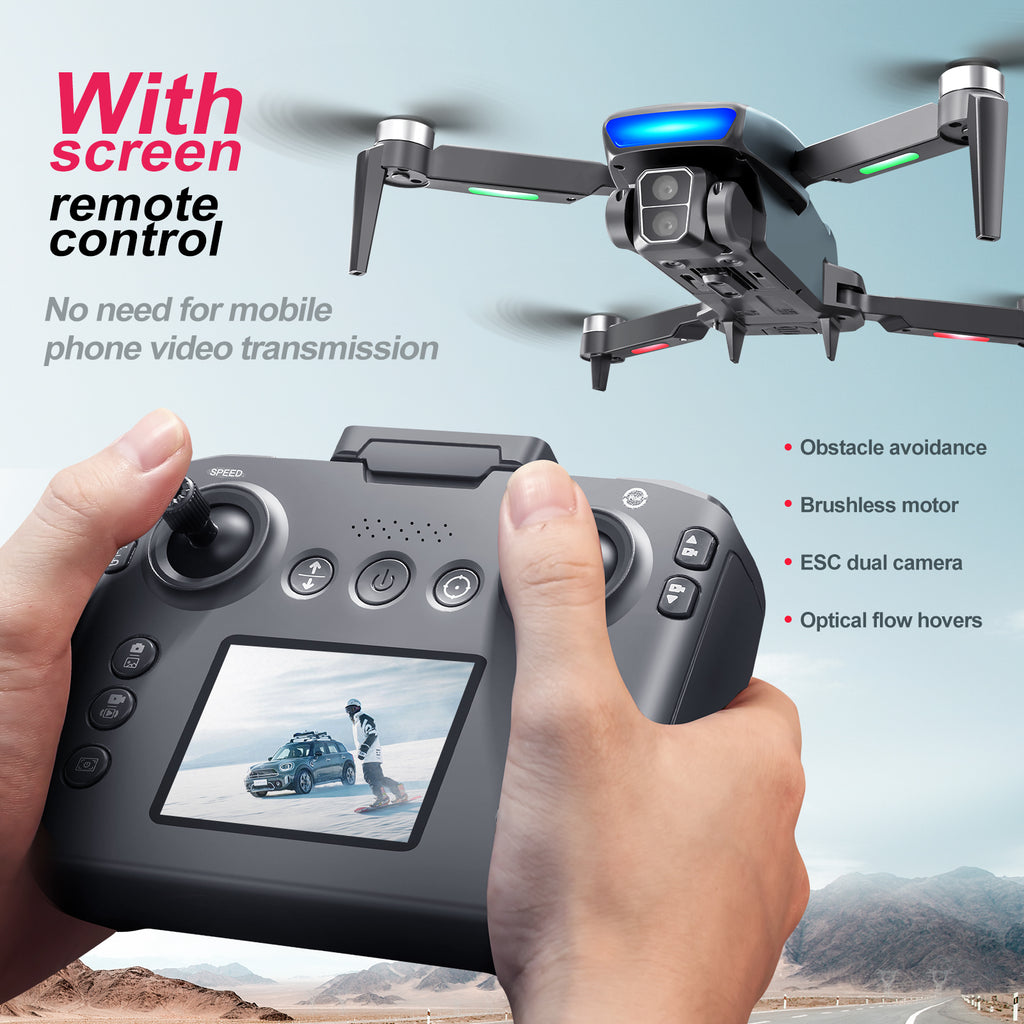 S181 GPS Drohne mit Brushless-Motor & Hinderniserkennung – One-Key-Return Quadcopter