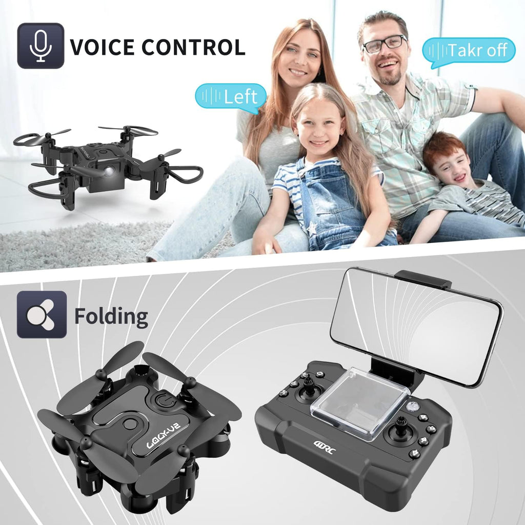Mini Drohne mit 720P HD Kamera – WiFi FPV, App-Steuerung & faltbare Arme