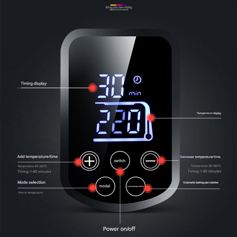 Elektrischer Tisch-Backofen – kompakt, leistungsstark & vielseitig für Küche & Büro