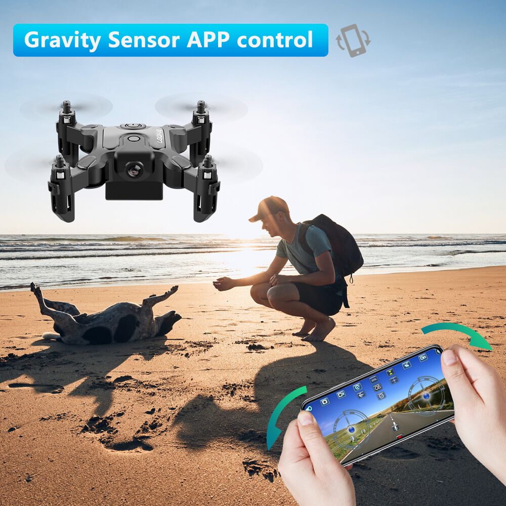 Mini Drohne mit 720P HD Kamera – WiFi FPV, App-Steuerung & faltbare Arme