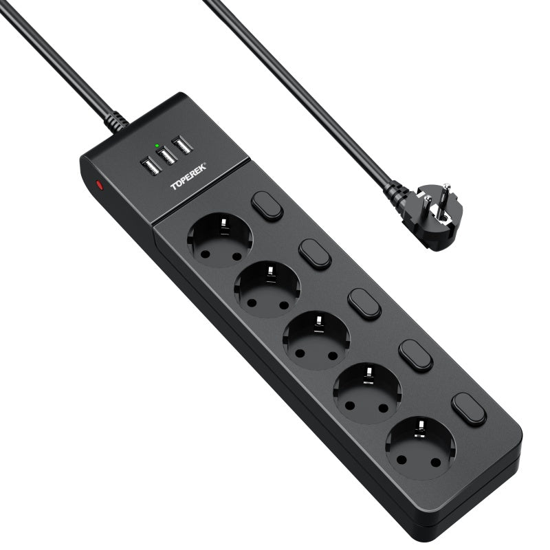 Steckdose Schwarz Premium – Unterputz-Steckdose mit hochwertigem Finish