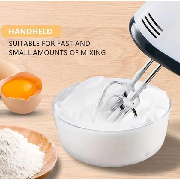 Elektrischer Handmixer mit Ständer & Schüssel – 7 Stufen