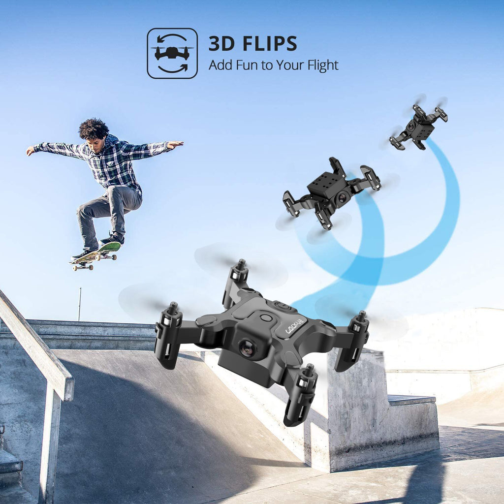 Mini Drohne mit 720P HD Kamera – WiFi FPV, App-Steuerung & faltbare Arme