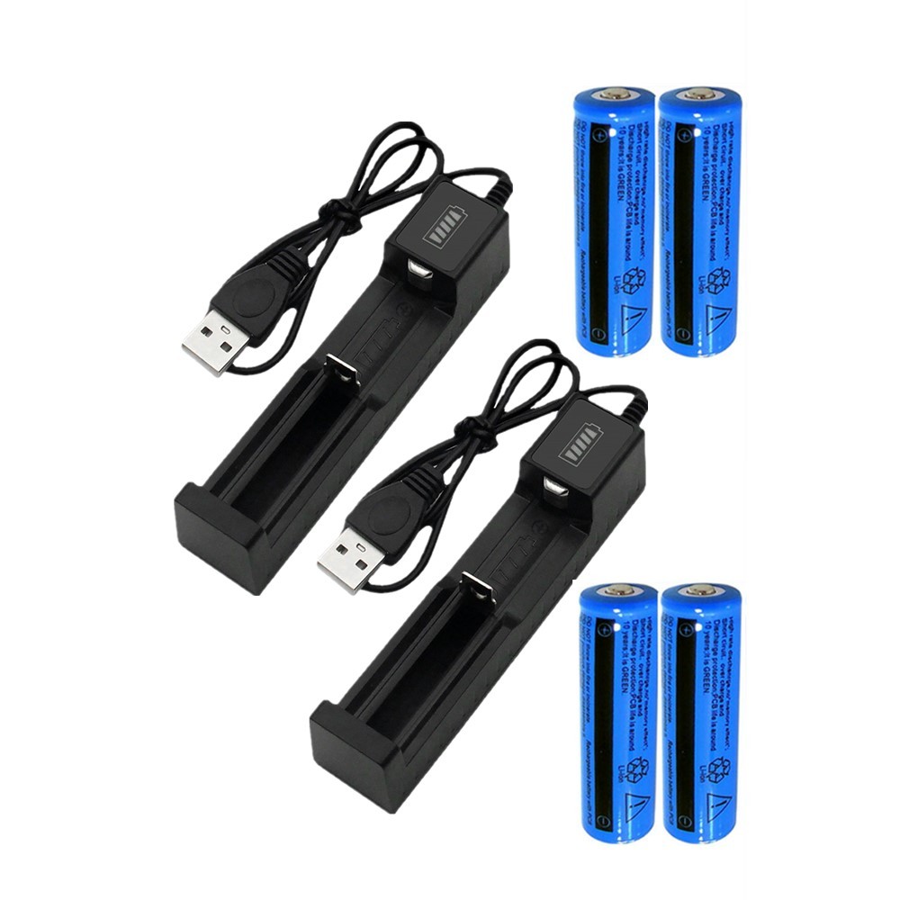 Akku 3000mAh 3,7V mit USB-Ladegerät –