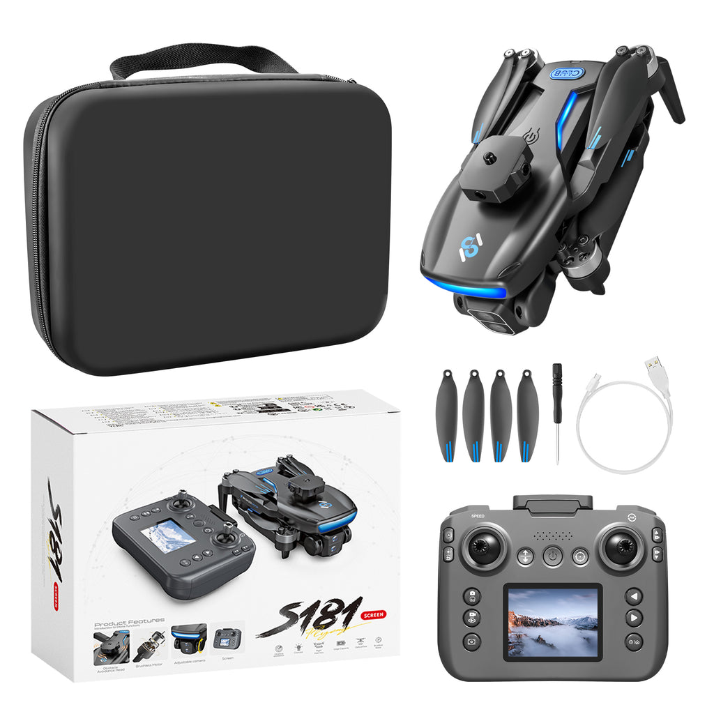S181 GPS Drohne mit Brushless-Motor & Hinderniserkennung – One-Key-Return Quadcopter