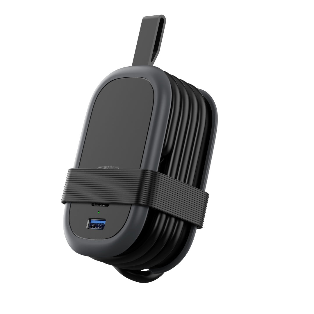 Steckdose Schwarz Slim