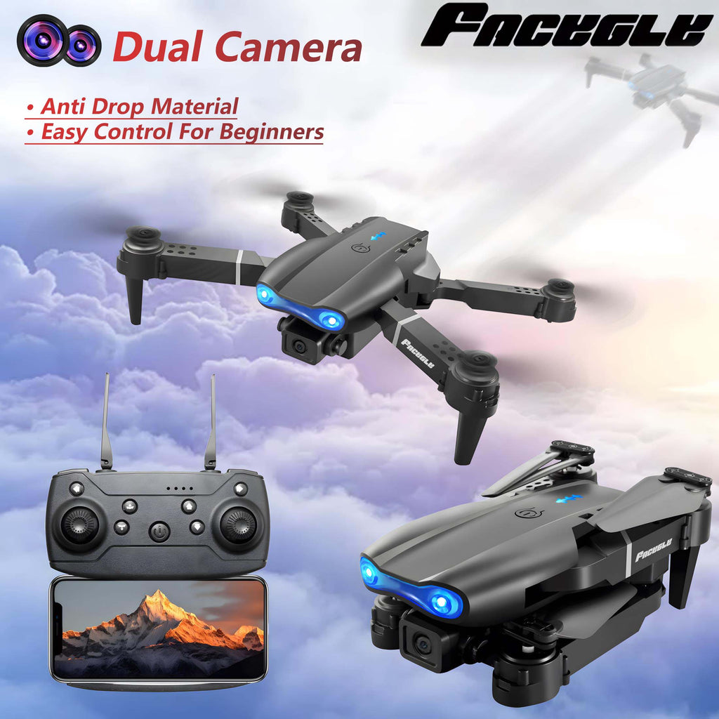E99 Drone with Dual Camera & HD Aerial Photography - RC Quadcopter