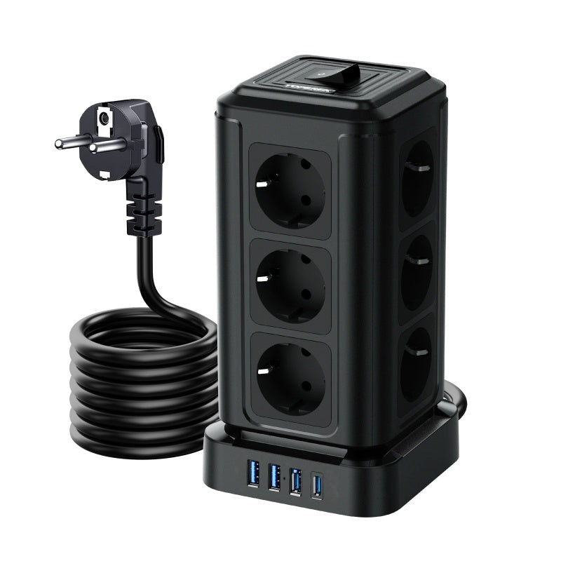 Steckdose Schwarz Deluxe