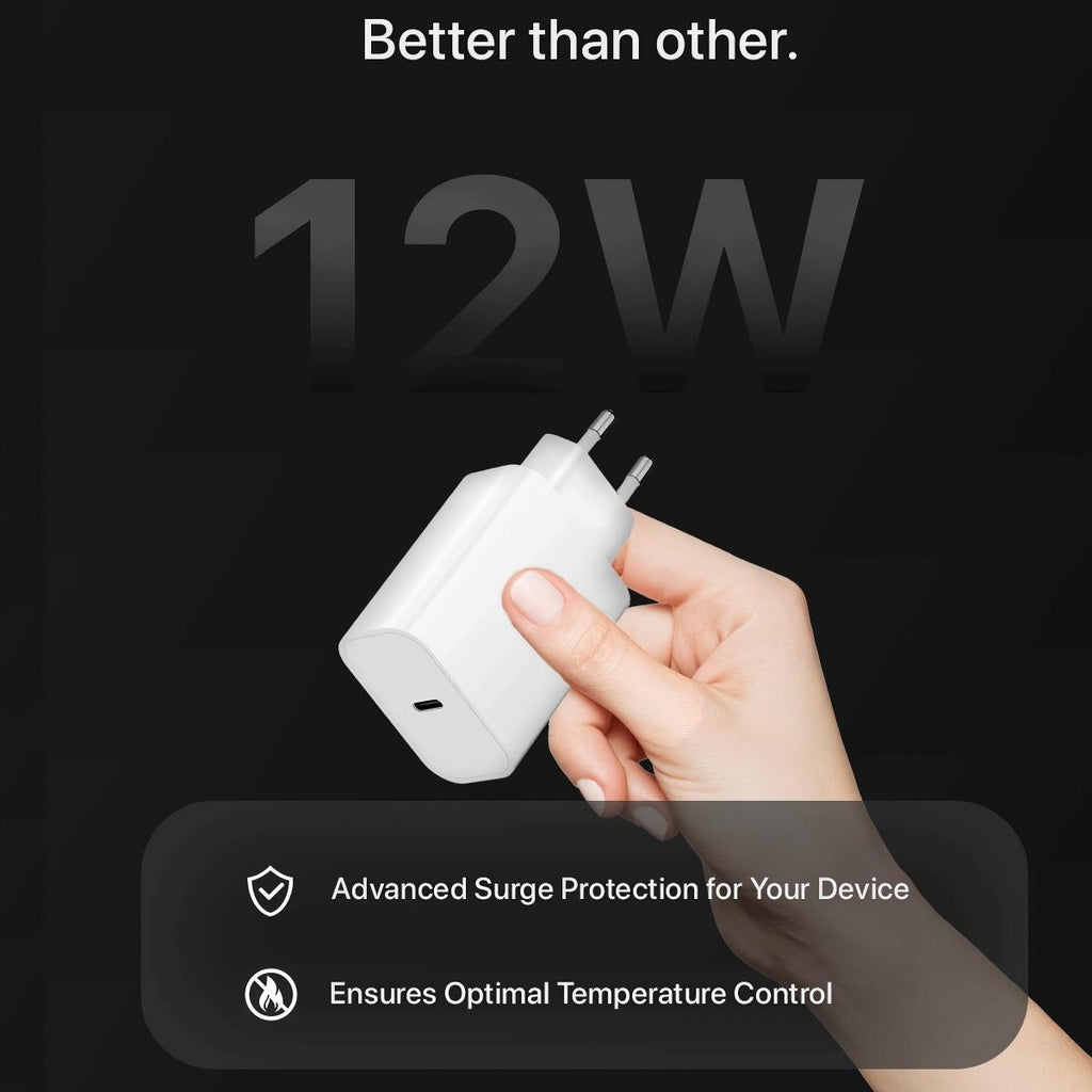 USB-C Ladegerät mit 4-in-1 Datenkabel – Schnellladen für alle Geräte