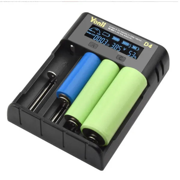 YONII 4-Slot Smart-Ladegerät