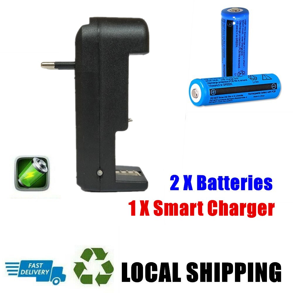 Akku Set 3000mAh – Wiederaufladbar mit Ladegerät